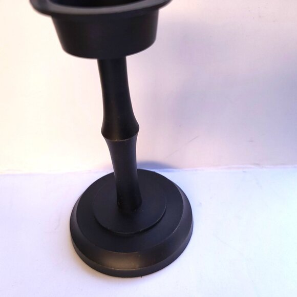 Pottery Barn Dark Bronze Metal Pedestal Votive Candle Holder 9.5 in Tall - Picture 5 of 5